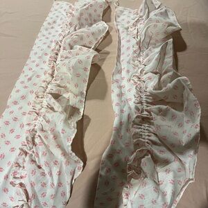 Two vintage strawberry shortcake curtain tiebacks